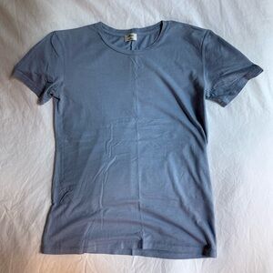 Wilfred Short Sleeve Crewneck Tee in Light Blue